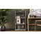 Етажерка 4/60 Ferrum-decor Серії Конект 120x60x28 сірий ДСП Бетон 16мм (FRD-105547)