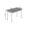 Стол кухонный Ferrum-decor Бенита 75x120x70 Белый ДСП Бетон16мм (FRD-105567)