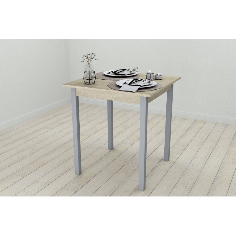Стол кухонный Ferrum-decor Диего 75x70x70 Серый ДСП Сонома 16мм (FRD-106297)