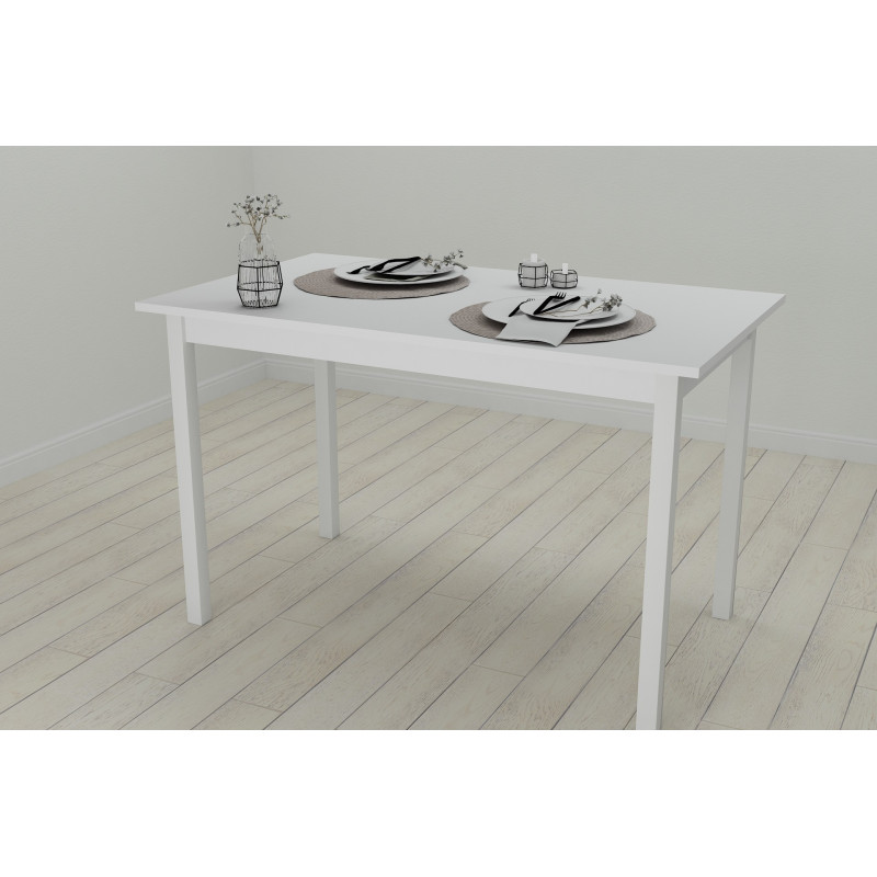 Стол кухонный Ferrum-decor Марио 75x120x60 Белый ДСП Белое 16мм (FRD-106197)