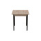 Стіл кухонний Ferrum-decor Агата 75x80x80 Чорний ДСП Сан-Марино 16мм (FRD-105637)