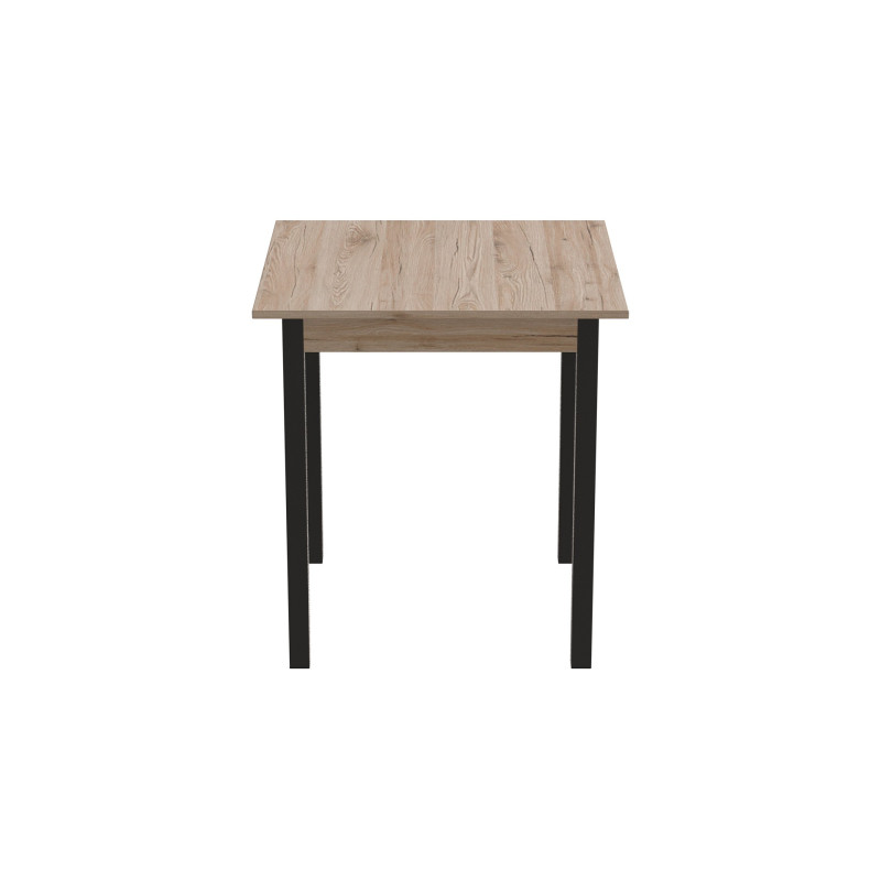 Стіл кухонний Ferrum-decor Агата 75x80x80 Чорний ДСП Сан-Марино 16мм (FRD-105637)
