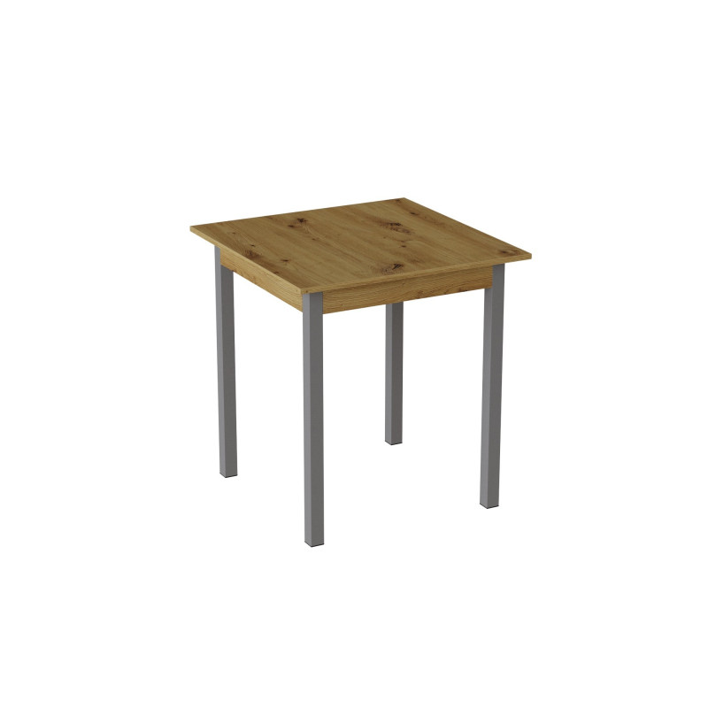 Стол кухонный Ferrum-decor Диего 75x70x70 Серый ДСП Дуб Артизан 16мм (FRD-105707)