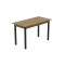 Стол кухонный Ferrum-decor Марио 75x120x60 Черный ДСП Дуб Артизан 16мм (FRD-105727)