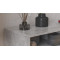 Тумба під телевізор Кентук Ferrum-decor 45x139x38 Чорний метал ДСП Бетон 16 мм (FRD-106727)
