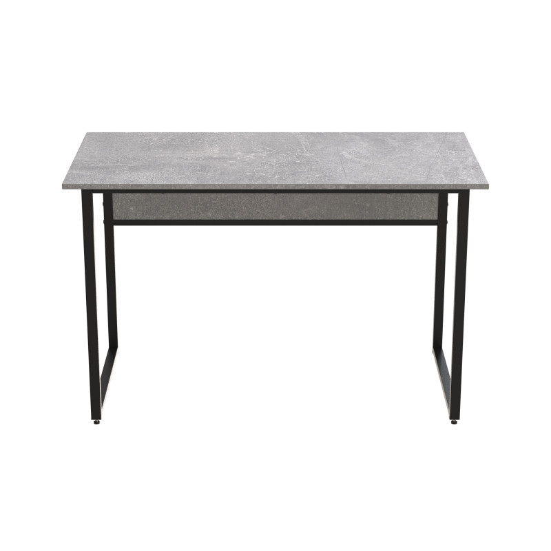 Стіл письмовий Коді Ferrum-decor 75x100x70 Чорний метал ДСП Бетон 16 мм (FRD-106597)