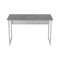 Стіл письмовий Майк Ferrum-decor 75x120x60 Білий метал ДСП Бетон 32 мм (FRD-106517)