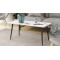 Стіл журнальний Монтана Ferrum-decor 45x100x50 Чорний метал ДСП Білий 16 мм (FRD-106717)