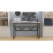 Стіл письмовий Раян Ferrum-decor 750x1200x600 Чорний метал ДСП Бетон 16 мм (FRD-106477)