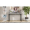 Стіл письмовий Скай Ferrum-decor 75x120x60 Чорний метал ДСП Бетон 16 мм (FRD-106657)