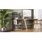 Етажерка 4/60 Ferrum-decor Серії Конект 120x60x28 чорний ДСП Дуб Сонома 16мм (FRD-104239)