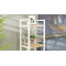 Етажерка 4/34 Ferrum-decor Серії Конект 120x34x28 білий ДСП Дуб Артизан 16мм (FRD-104279)