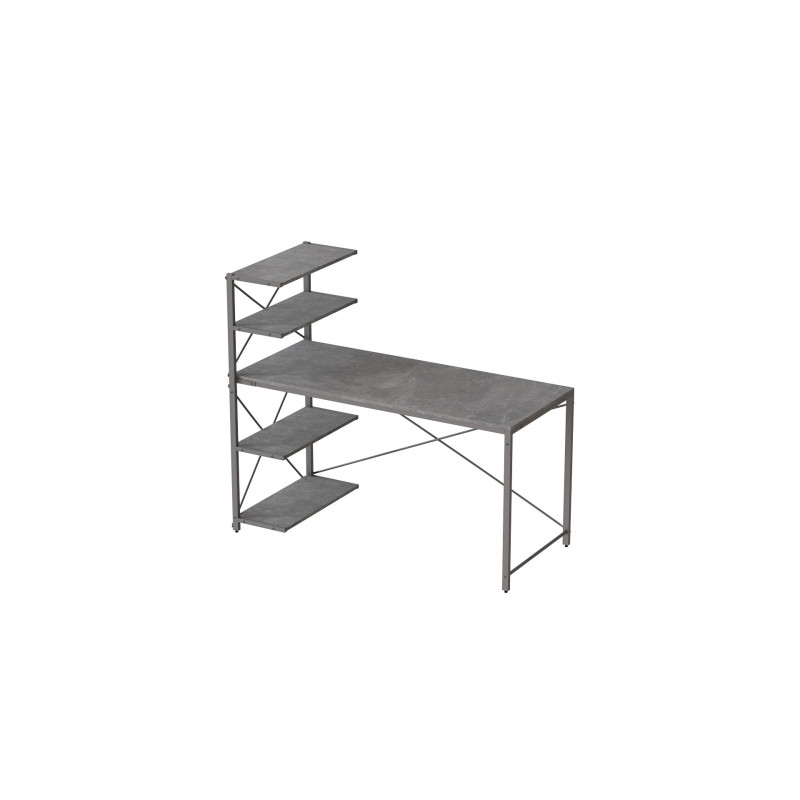 Комп'ютерний стіл Ferrum-decor Джек 75x120x60 Сірий ДСП Бетон (FRD-104399)