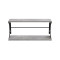 Полка настенная Ferrum-decor Букин 330x600x240 металл Черный ДСП Бетон 16 мм (FRD-102869)