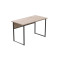 Компьютерный стол Ferrum-decor Коди 75x100x60 черный ДСП Дуб Сан-Марино 32мм (FRD-103739)