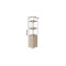 Этажерка 3/34 Ferrum-decor Серии Конект с тумбой 144x34x28 Белый ДСП Сан-Марино (FRD-104429)