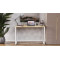 Письмовий стіл Ferrum-decor Серії Конект 75x120x600 білий ДСП Дуб Артизан 16мм (FRD-104209)