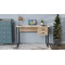 Комп'ютерний стіл Ferrum-decor Дакота 75x120x60 чорний ДСП Дуб Сан-Марино 16мм (FRD-101919)