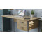 Письмовий стіл Ferrum-decor Дакота 75x120x70 сірий ДСП Дуб Сонома 16мм (FRD-102339)