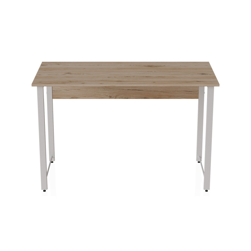 Комп'ютерний стіл Ferrum-decor Курт 75x100x60 білий ДСП Дуб Сан-Марино 16мм (FRD-102199)