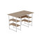 Компьютерный стол Ferrum-decor Тим 75x140x60 белый ДСП Дуб Сан-Марино 32мм (FRD-101369)