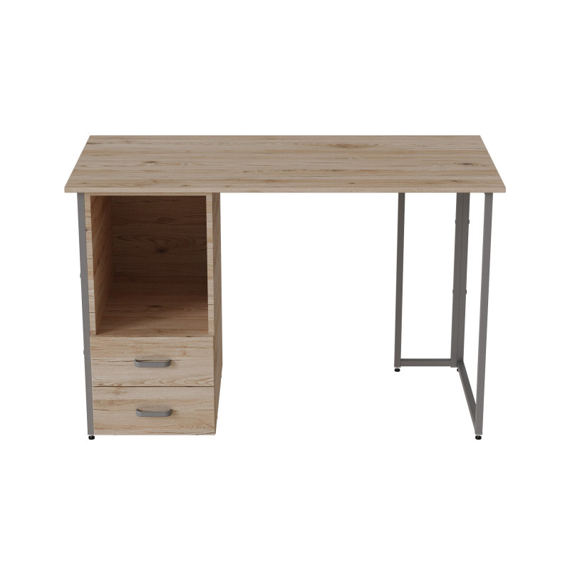 Компьютерный стол Ferrum-decor Отто 75x120x70 серый ДСП Дуб Сан-Марино 32мм (FRD-101519)