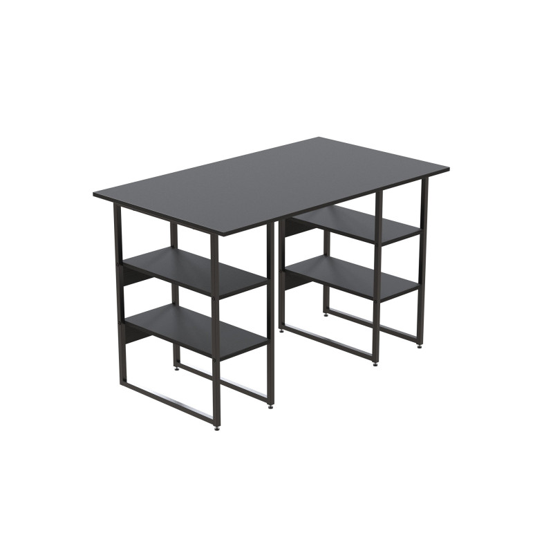 Компьютерный стол Ferrum-decor Карэн 75x120x70 черный ДСП Сосна Кембра 32мм (FRD-102069)