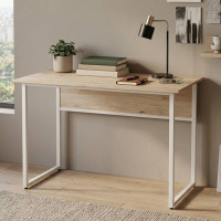 Компьютерный стол Ferrum-decor Коди 75x100x60 белый ДСП Дуб Сан-Марино 32мм (FRD-101189)