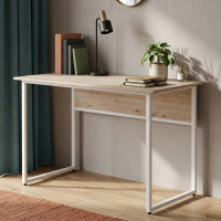 Комп'ютерний стіл Ferrum-decor Коді 75x120x60 білий ДСП Дуб Сан-Марино 32мм (FRD-101199)