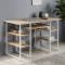 Компьютерный стол Ferrum-decor Тим 75x140x60 белый ДСП Дуб Сан-Марино 32мм (FRD-101369)