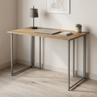 Компьютерный стол Ferrum-decor Ханна 75x120x60 серый ДСП Дуб Сан-Марино 32мм (FRD-101409)