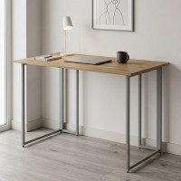 Комп'ютерний стіл Ferrum-decor Ханна 75x100x70 сірий ДСП Дуб Сан-Марино 32мм (FRD-101429)