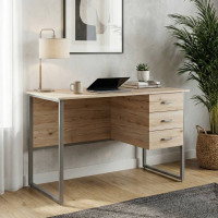 Комп'ютерний стіл Ferrum-decor Гаррі 75x120x60 сірий ДСП Дуб Сан-Марино 32мм (FRD-101459)