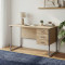 Комп'ютерний стіл Ferrum-decor Гаррі 75x140x60 сірий ДСП Дуб Сан-Марино 32мм (FRD-101469)