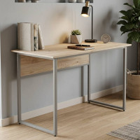 Комп'ютерний стіл Ferrum-decor Коді 75x100x70 сірий ДСП Дуб Сан-Марино 32мм (FRD-101689)