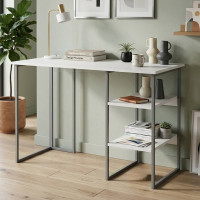 Письмовий стіл Ferrum-decor Кевін 75x100x70 сірий ДСП Біле 16мм (FRD-101739)