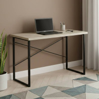 Письменный стол Ferrum-decor Дейв 76x120x60 черный ДСП Дуб Сонома 32мм (FRD-101979)