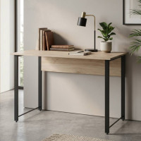 Комп'ютерний стіл Ferrum-decor Курт 75x120x60 чорний ДСП Дуб Сан-Марино 32мм (FRD-102029)