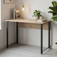 Комп'ютерний стіл Ferrum-decor Курт 75x140x70 чорний ДСП Дуб Сан-Марино 32мм (FRD-102039)