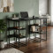 Компьютерный стол Ferrum-decor Карэн 75x140x60 черный ДСП Сосна Кембра 32мм (FRD-102059)