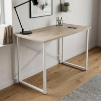 Компьютерный стол Ferrum-decor Дейв 75x120x70 белый ДСП Дуб Сан-Марино 16мм (FRD-102179)