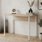 Комп'ютерний стіл Ferrum-decor Курт 75x100x60 білий ДСП Дуб Сан-Марино 16мм (FRD-102199)