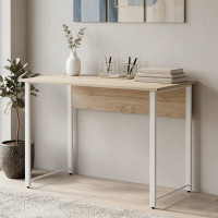 Комп'ютерний стіл Ferrum-decor Курт 75x120x60 білий ДСП Дуб Сан-Марино 16мм (FRD-102209)