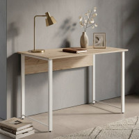 Комп'ютерний стіл Ferrum-decor Курт 75x140x60 білий ДСП Дуб Сан-Марино 16мм (FRD-102219)