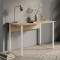 Комп'ютерний стіл Ferrum-decor Курт 75x140x60 білий ДСП Дуб Сан-Марино 16мм (FRD-102219)