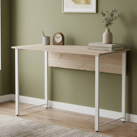 Комп'ютерний стіл Ferrum-decor Курт 75x100x70 білий ДСП Дуб Сан-Марино 16мм (FRD-102229)