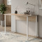 Комп'ютерний стіл Ferrum-decor Курт 75x120x70 білий ДСП Дуб Сан-Марино 16мм (FRD-102239)