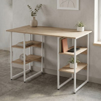 Комп'ютерний стіл Ferrum-decor Карен 75x140x70 білий ДСП Дуб Сан-Марино 16мм (FRD-102289)