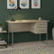 Письмовий стіл Ferrum-decor Дакота 75x120x70 сірий ДСП Дуб Сонома 16мм (FRD-102339)