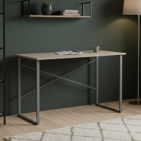 Письмовий стіл Ferrum-decor Дейв 75x120x70 сірий ДСП Дуб Сонома 16мм (FRD-102399)